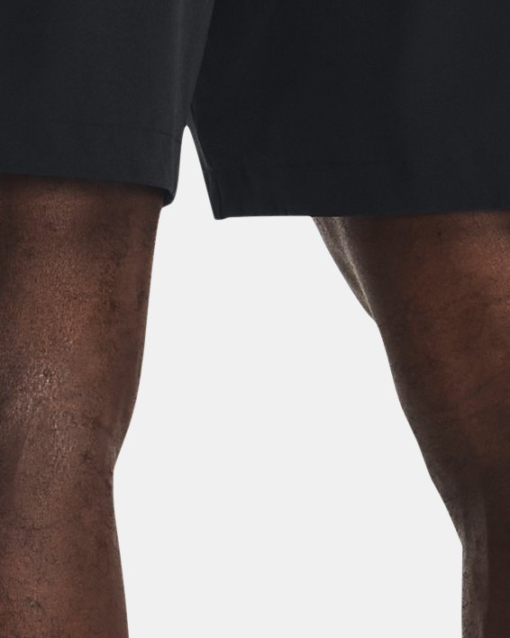Men's Project Rock Woven Shorts, Black, pdpMainDesktop image number 1