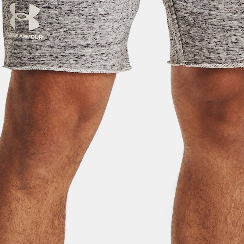 Herenshorts Under Armour Rival Terry Onyx Wit / Zwart XS