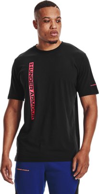 Men's UA Vertical Wordmark Short Sleeve image number 0