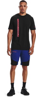 Men's UA Vertical Wordmark Short Sleeve image number 2