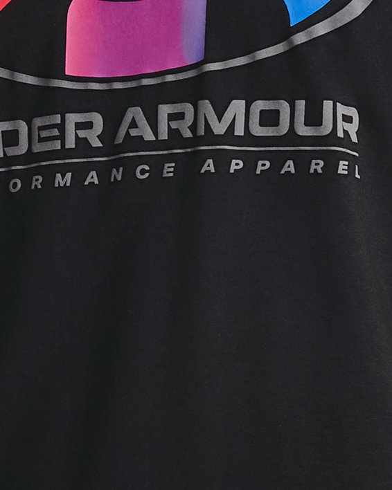 Men's UA Multi Color Lockertag Short Sleeve in Black image number 0