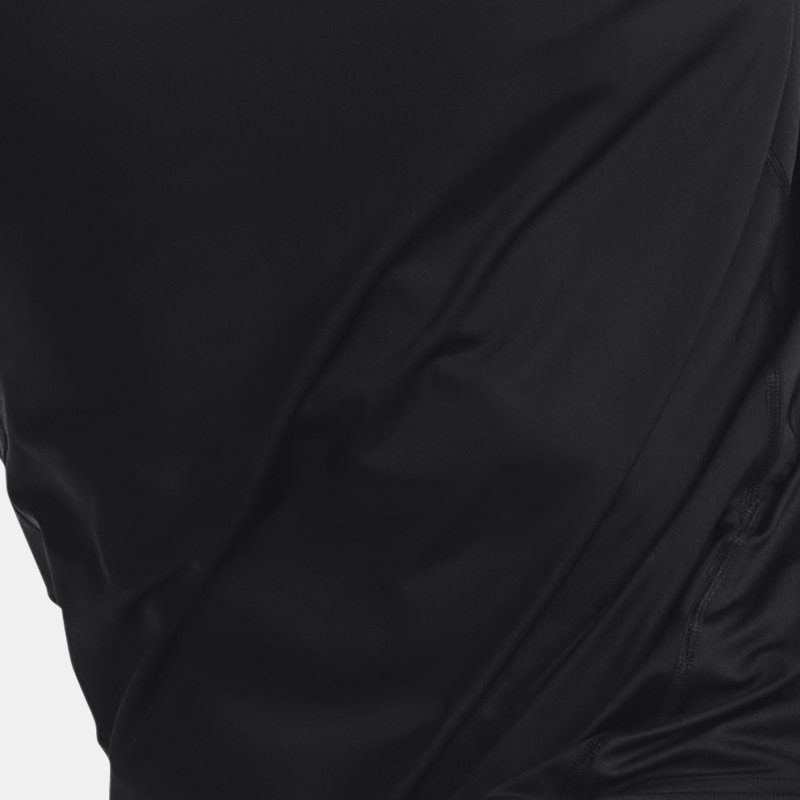 Under Armour Men's HeatGear® Fitted Short Sleeve Black / White XXL