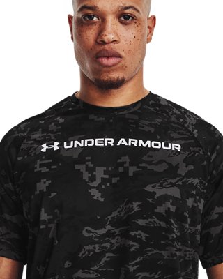 男士UA Tech&trade; ABC Camo短袖T恤 image number 3
