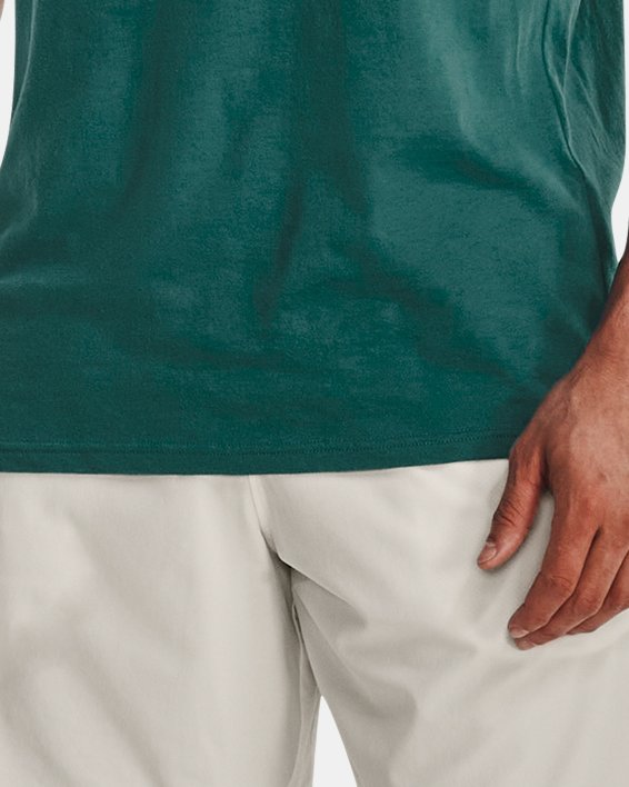 Men's Project Rock Brahma Bull Short Sleeve, Green, pdpMainDesktop image number 2