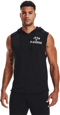 under armour terry sleeveless hoodie