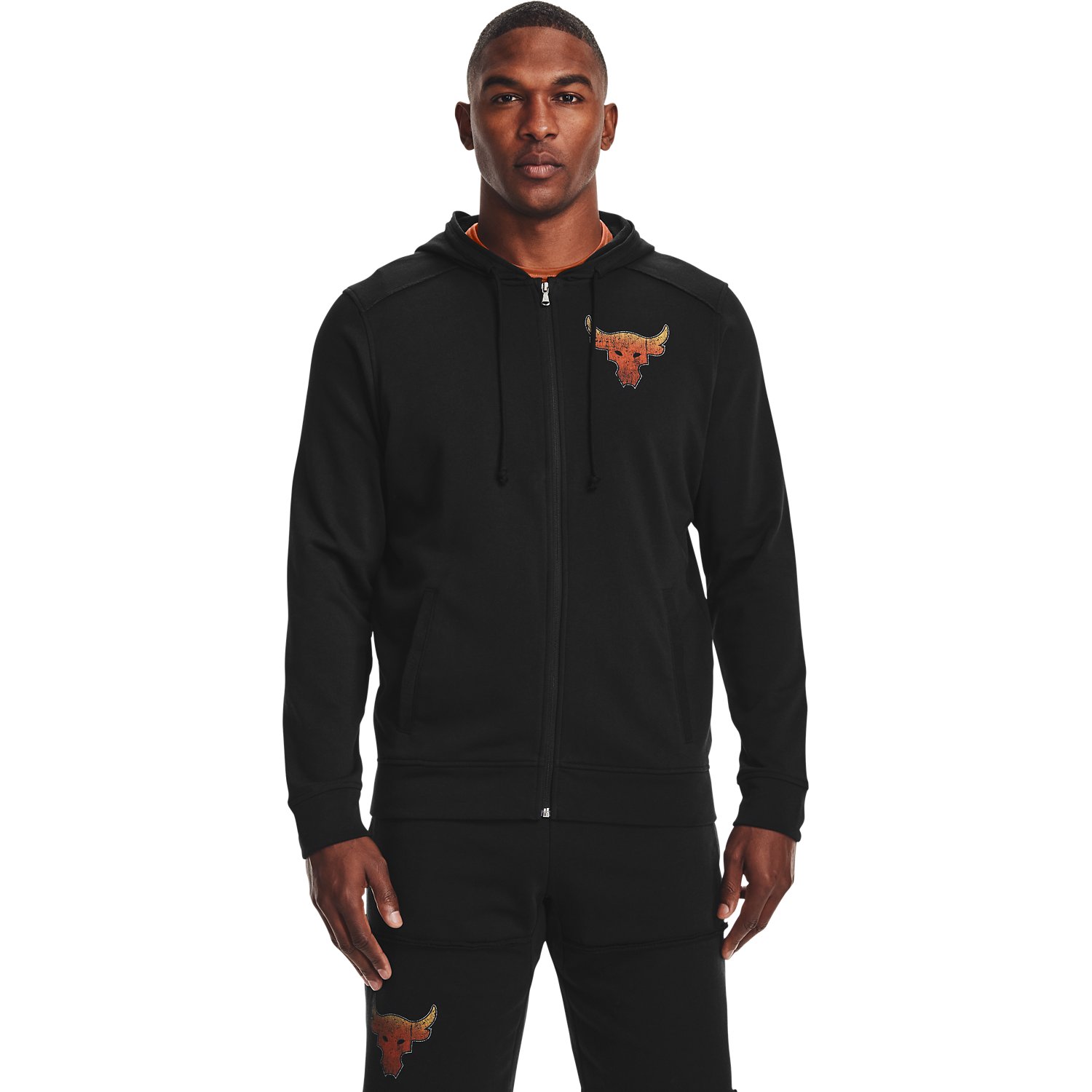 Men's Project Rock Terry Full Zip Hoodie | Under Armour UK