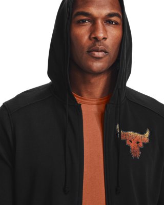 Men's Project Rock Terry Full Zip Hoodie image number 3