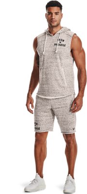 Men's Project Rock Terry Iron Shorts image number 2