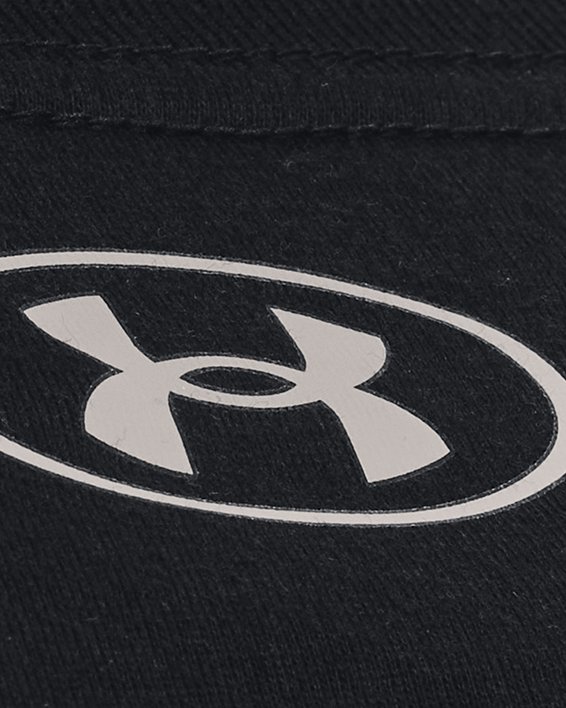 Men's UA Stacked Logo Fill T-Shirt in Black image number 3