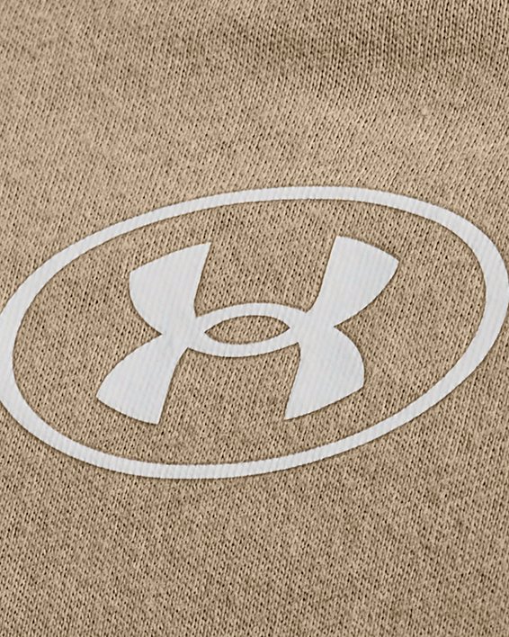 Men's UA Stacked Logo Fill T-Shirt in Brown image number 3