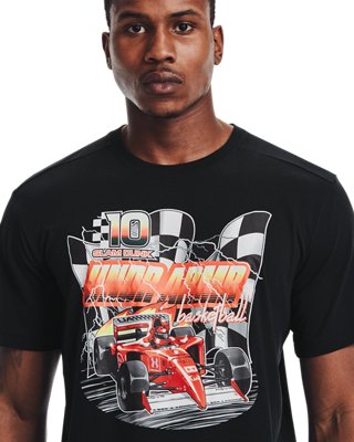 Men's UA Hoops Finish Line T-Shirt image number 3