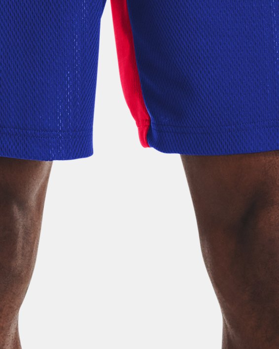 Men's UA Embiid Signature Shorts, Blue, pdpMainDesktop image number 0