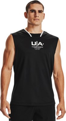 sleeveless under armour hoodie