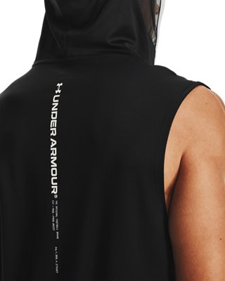 sleeveless football hoodie