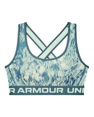 Mid Crossback Mid Printed Sports Bra 