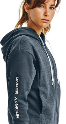 under armour hoodie blue women