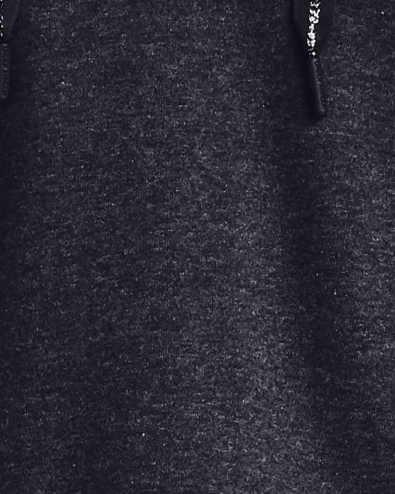 Dameshoodie UA Rival Fleece Embroidered, Black, pdpMainDesktop image number 1