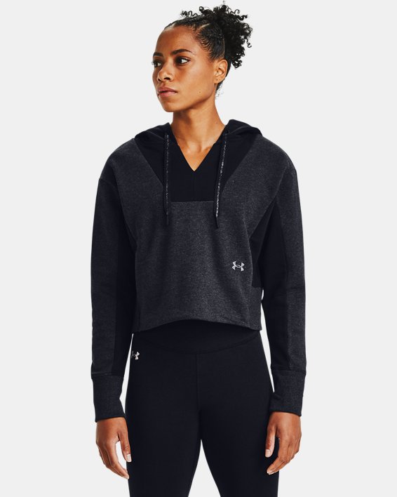 Under Armour Women's UA Rival Fleece Embroidered Hoodie. 2