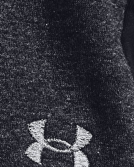 Damen UA Rival Fleece-Hoodie mit Stickerei, Black, pdpMainDesktop image number 4