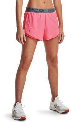 Costume Boxer Donna Under Armour Play Up Shorts 3.0, Shorts Sportivi Leggeri In Morbida Maglia Traspirante A Vita Elasticizzata
