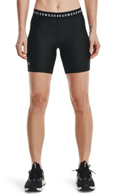 under armour women's heatgear middy shorts