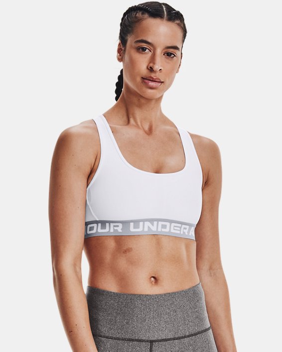 Under Armour Women's Armour® Mid Crossback Sports Bra. 1