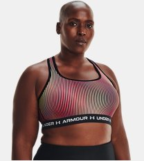 Soutien-gorge Armour® Mid Crossback Print Sports pour femme