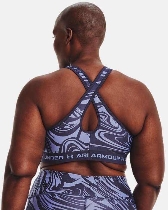 Under Armour, Armour Medium Support Crossback Bra Womens, Medium Impact  Sports Bras