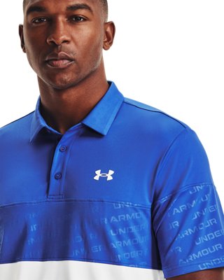 under armour polo blue