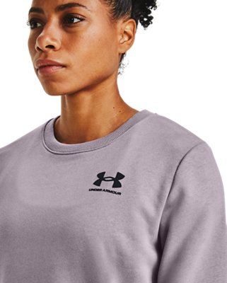 Women's UA Rival Fleece LC Crew image number 3