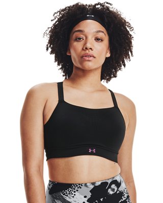 Sost&eacute;n Deportivo UA RUSH&trade; High para Mujer, Black, pdpMainDesktop image number 2