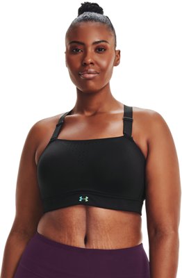 Sost&eacute;n Deportivo UA RUSH&trade; High para Mujer, Black, pdpMainDesktop image number 3