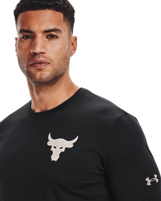 Men's Project Rock Rents Due Short Sleeve image number 3