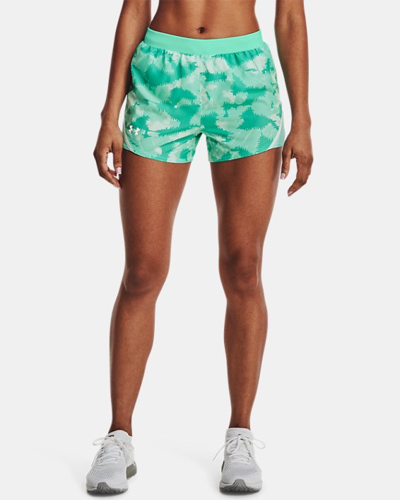 Under Armour Women's UA Mileage 2.0 Printed Shorts. 1