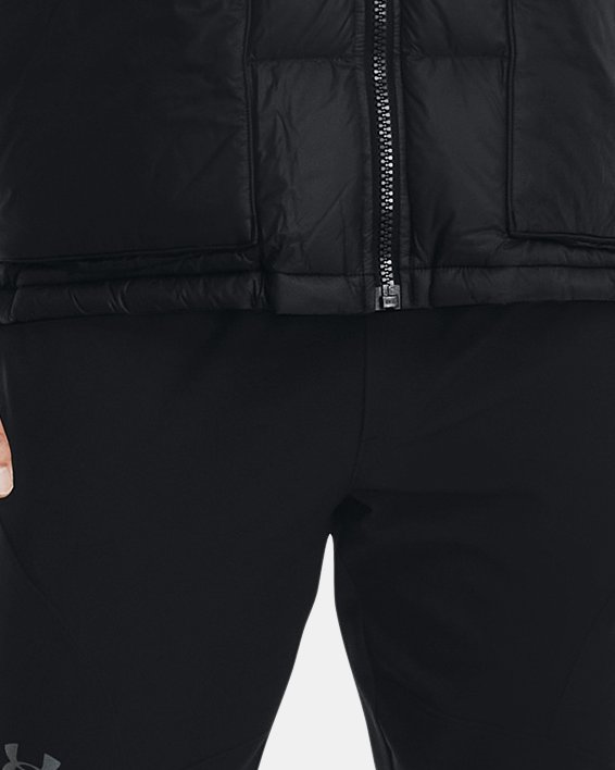 Men's ColdGear® Infrared Down Vest in Black image number 2