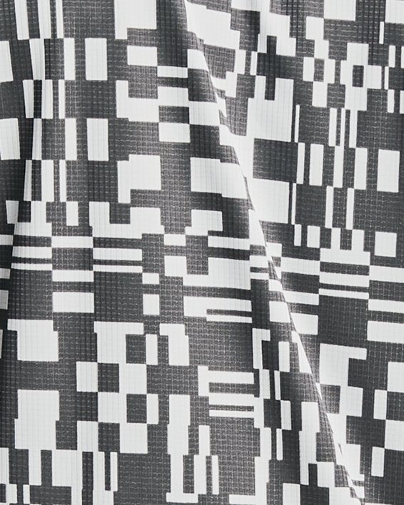 Men's UA Speed Stride Printed Short Sleeve, Gray, pdpMainDesktop image number 1