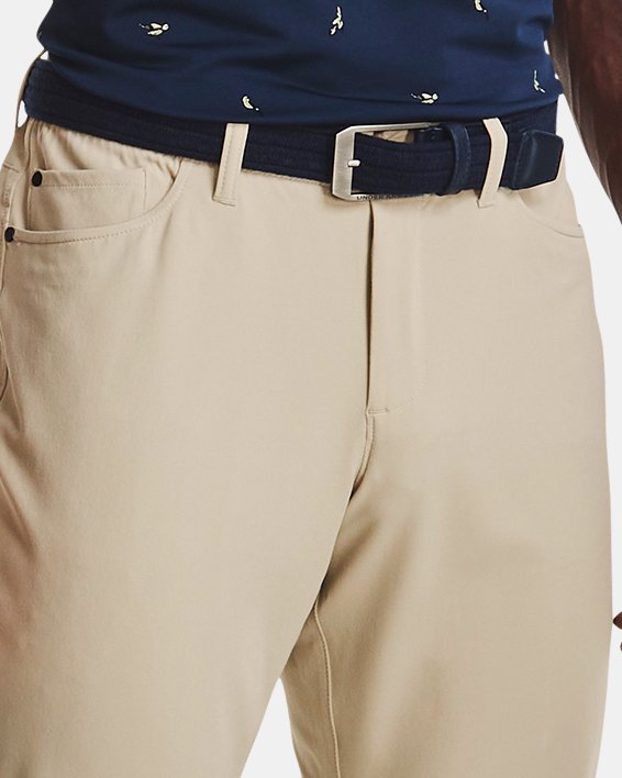 Men's UA Drive 5 Pocket Pants in Brown image number 2