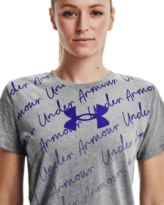 Women's UA Repeat Graphic Short Sleeve image number 3