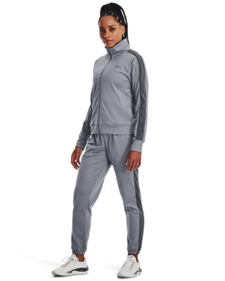 grey zip up tracksuit womens
