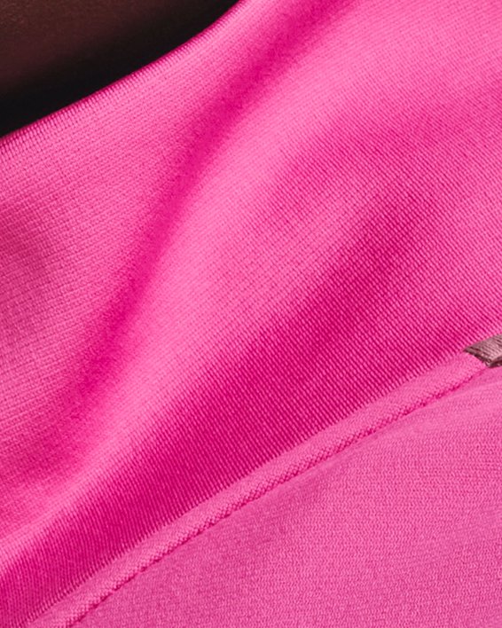 Damen UA Trainingsanzug aus Trikotstoff, Pink, pdpMainDesktop image number 2