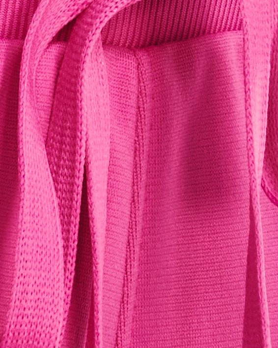 Damen UA Trainingsanzug aus Trikotstoff, Pink, pdpMainDesktop image number 3