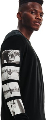 black long sleeve under armour shirt