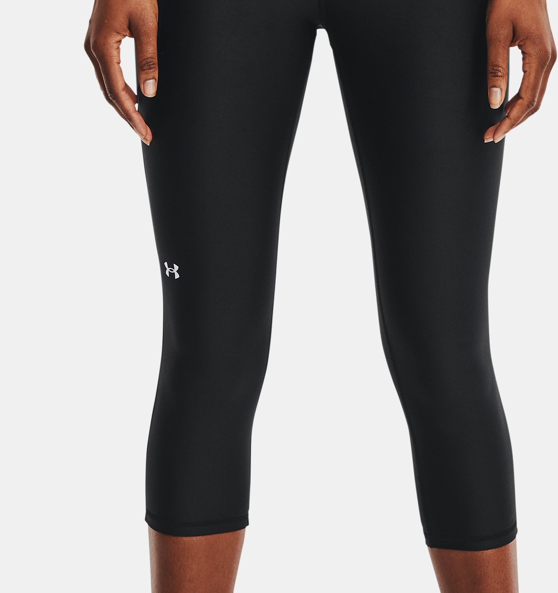Nike Women's Power Pocket Hyper Dri-Fit Training Capris Tights Black Small