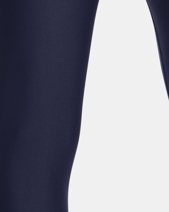 女士HeatGear® Armour No-Slip Waistband中褲 in Blue image number 1