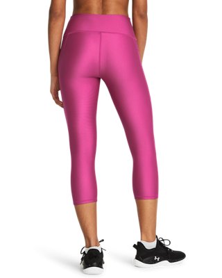 Capris HeatGear&reg; Armour con Pretina Antideslizante para Mujer, Pink, pdpMainDesktop image number 1