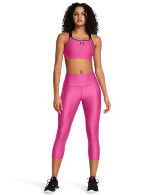 Capris HeatGear&reg; Armour con Pretina Antideslizante para Mujer, Pink, pdpMainDesktop image number 2