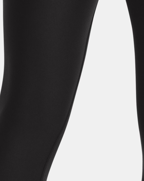 Women's HeatGear® No-Slip Waistband Ankle Leggings in Black image number 1