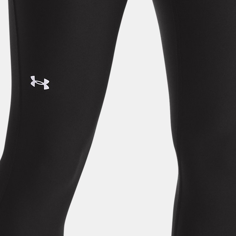 Under Armour Women's HeatGear® No-Slip Waistband Ankle Leggings Black / White XXL