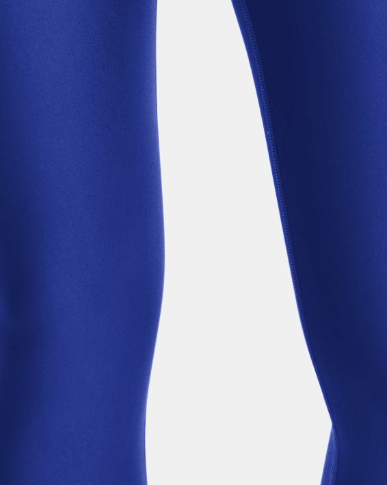 Women's HeatGear® No-Slip Waistband Ankle Leggings, Blue, pdpMainDesktop image number 0