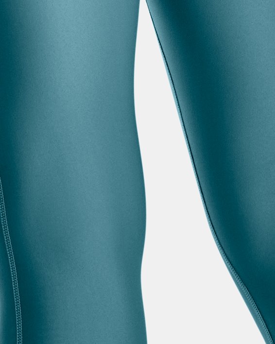 Women's HeatGear® No-Slip Waistband Ankle Leggings in Blue image number 1